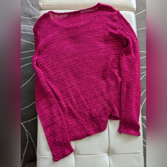 Narcisco Rodriguez Berry Sequin Sweater - Picture 9 of 9